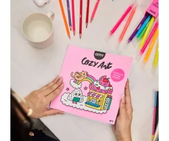 Manualidades Para Niños^Omy Libro para Colorear Cozy Art Kawai
