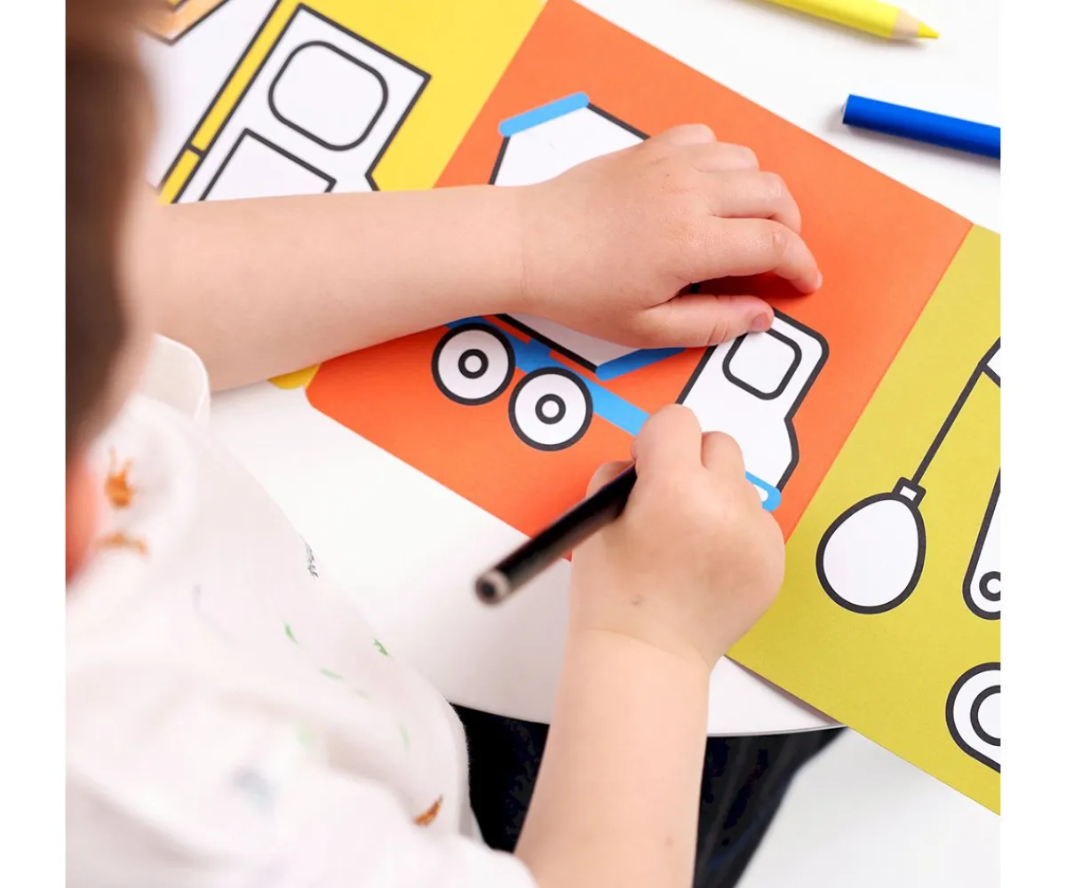 Manualidades Para Niños^Banana Panda Libro Para Colorear Looong Vehicles