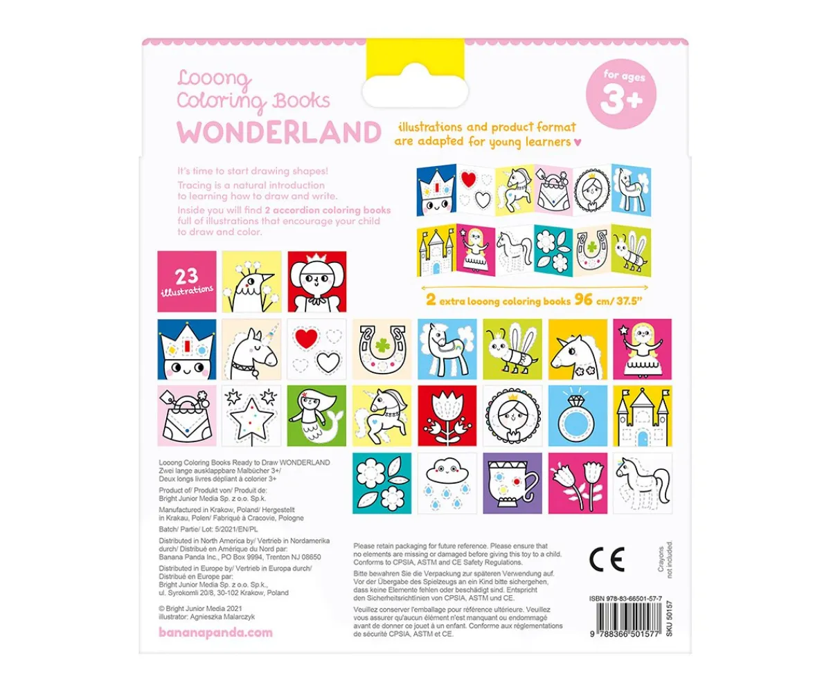 Manualidades Para Niños^Banana Panda Libro Para Colorear Looong Wonderland