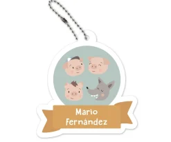 Best Llavero Mochila The Three Little Pigs Colecciones Vuelta Al Cole|Llaveros Personalizados