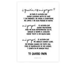 Regalos Para Papá^Anthologie de Papier Lámina ¿Quién es mi papá?