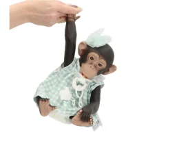 Best Lola La Chimpacé con Vestido Cuadros Verde y Lazo de Tul Niños Juguetes Niños 4 Años|Juguetes Niños 3 Años