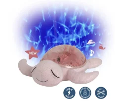 Sale Luz Nocturna Recargable Tranquil Turtle Rosa Niños Juguetes Para Recién Nacidos|Iluminación