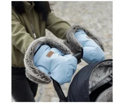 Accesorios Carrito Bebé^Petite&Mars Manoplas Térmicas Impermeables para Carrito Furry Caramel