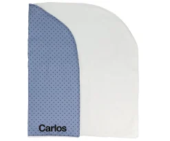 Mantas^Cristina de Jos'h Manta Arrullo Mini Star Blue Personalizable