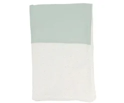 Mantas^Cristina de Jos'h Manta Coralina Rainbow Dots Verde Personalizable