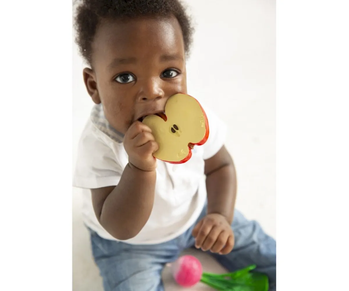 Best Manzana Mordedor Látex Oli&Carol Pepita The Apple Niños Juguetes Bebé 6 Meses|Juguetes Para Niños De Un Año