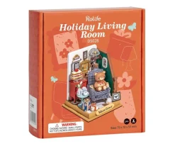 Best Maqueta en Miniatura Holiday Living Room Niños Juguetes Niños + 10 Años|Manualidades Para Niños