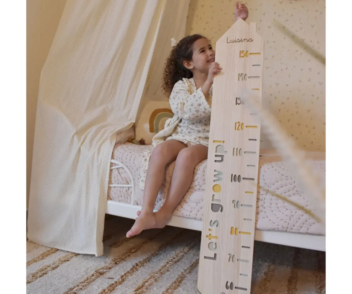 Decoración Pared Infantil^Walamami Medidor Altura Casita Personalizable