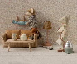 Casa De Muñecas De Madera^Maileg Mesita de Café Ratón Natural