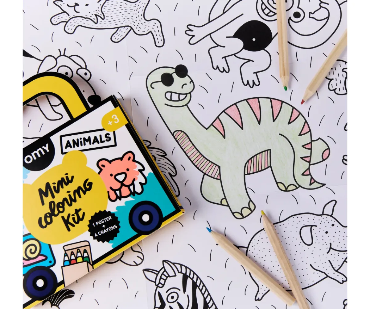 Manualidades Para Niños^Omy Mini Pocket Animals para Colorear