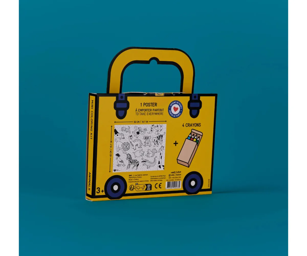 Manualidades Para Niños^Omy Mini Pocket Animals para Colorear