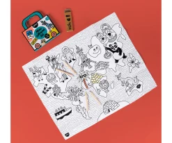 Manualidades Para Niños^Omy Mini Pocket Atlas para Colorear