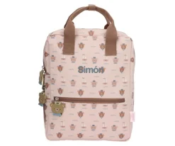 Colecciones Vuelta Al Cole^Tutete by Eef Lillemor Mochila Escolar By Eef Lillemor Simon Bear + 1 Llavero Silicona Simon Bear