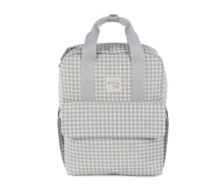Bolsos Carro Bebé^Walking Mum Mochila para Silla de Paseo I Love Vichy Gris