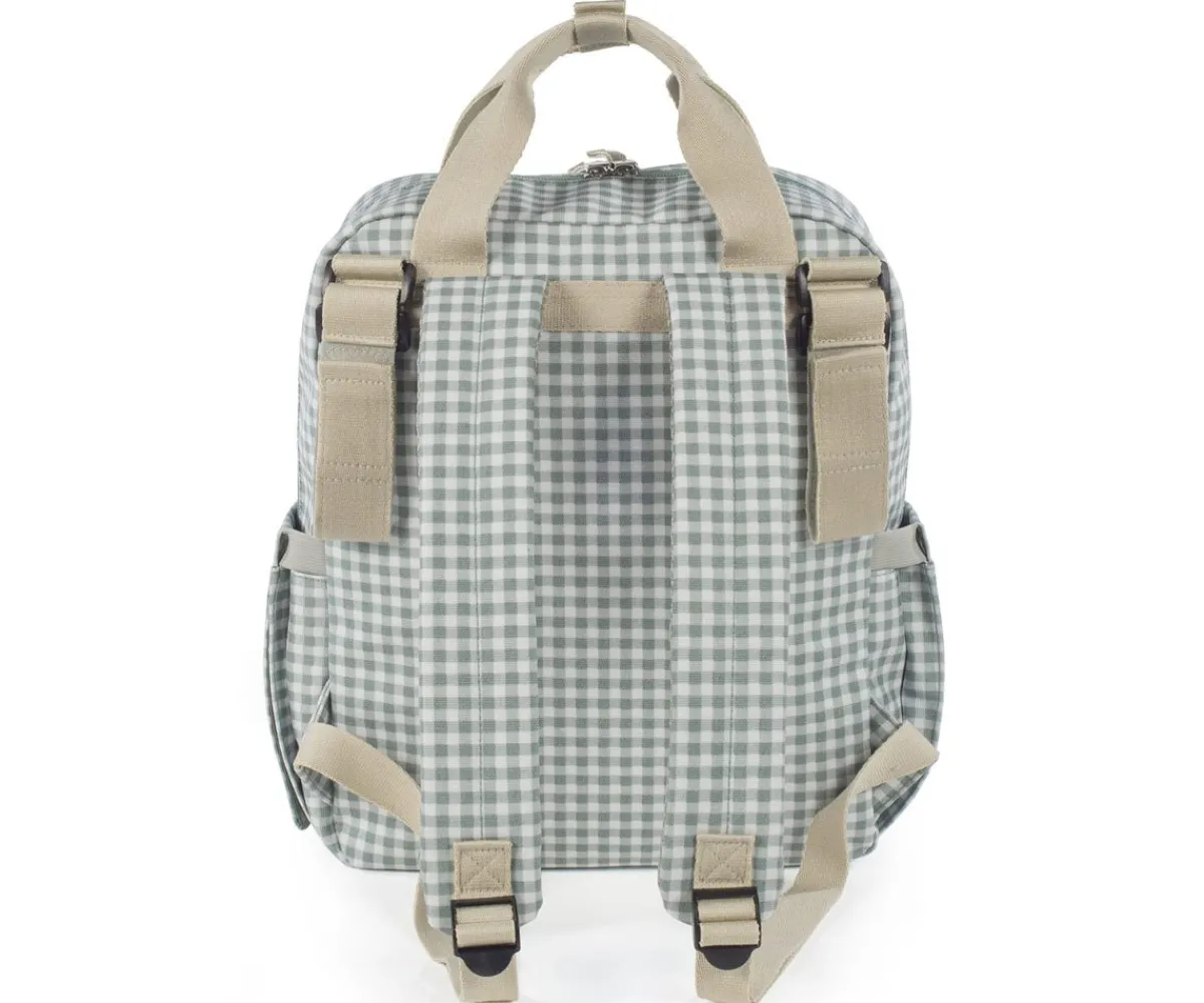 Bolsos Carro Bebé^Walking Mum Mochila para Silla de Paseo I Love Vichy Verde