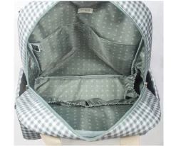 Bolsos Carro Bebé^Walking Mum Mochila para Silla de Paseo I Love Vichy Verde