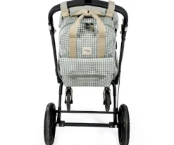 Bolsos Carro Bebé^Walking Mum Mochila para Silla de Paseo I Love Vichy Verde