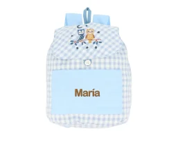 Online Mochila Pequeña Vichy Magical Forest Personalizable Mochilas Guardería|Mochilas Preescolar