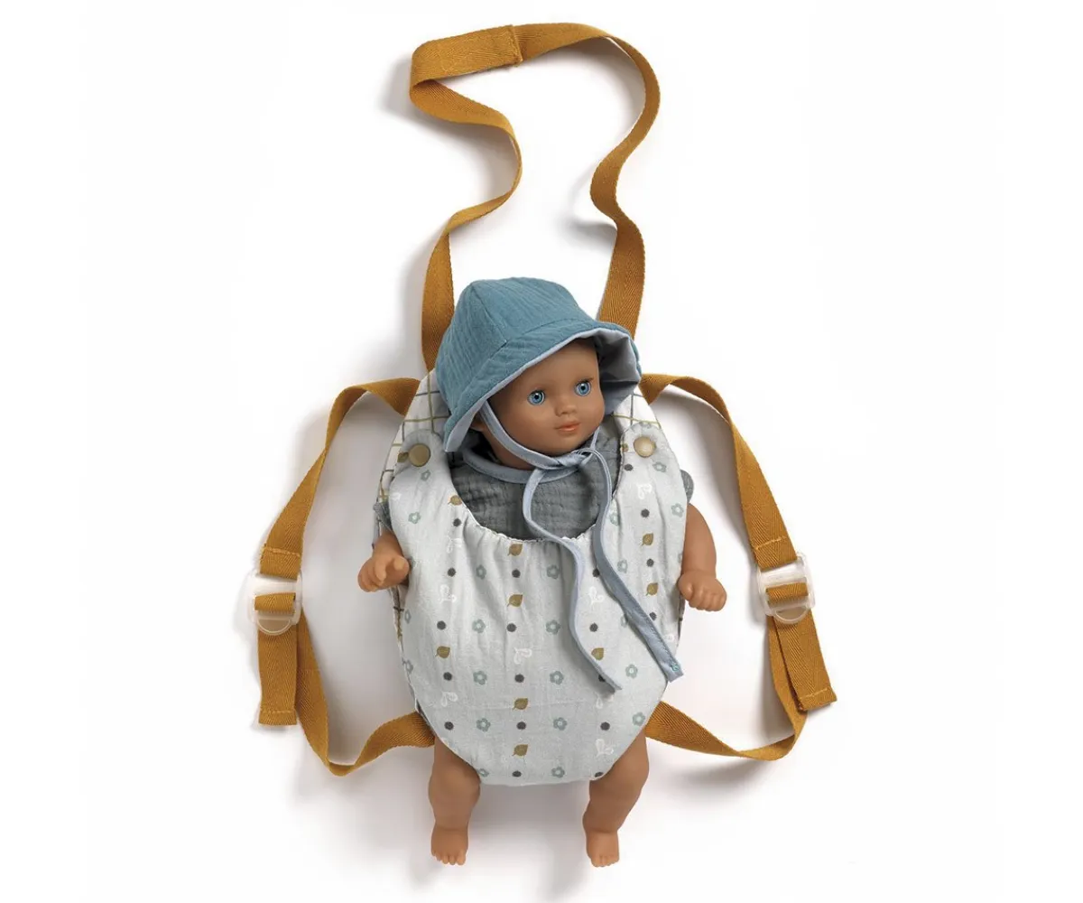 Accesorios Para Muñecas^Djeco Mochila Portabebé Pomea para Muñeco