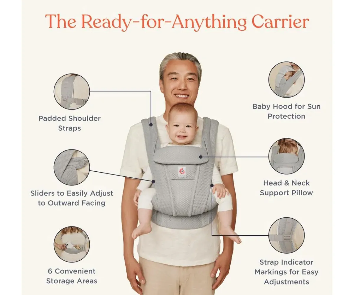 Mochilas Portabebé^Ergobaby Mochila Portabebés Omni Deluxe Verde Oliva