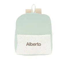 Outlet Mochila Rainbow Dots Verde Personalizable Mochilas Guardería|Mochilas Preescolar