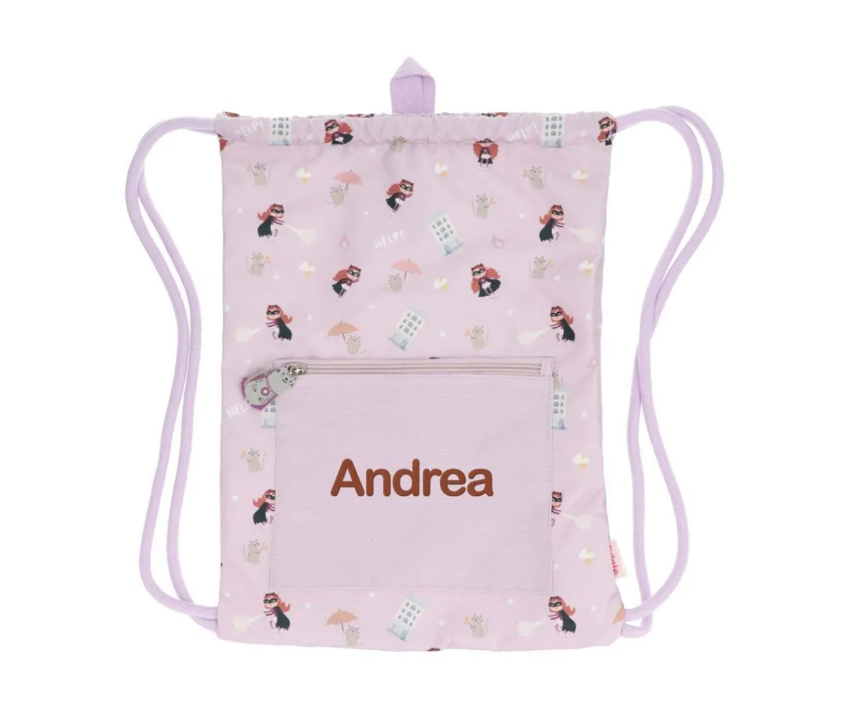 Mochila Saco Impermeable Fantastic Girl Personalizable Mochilas Saco Infantiles|Colecciones Vuelta Al Cole