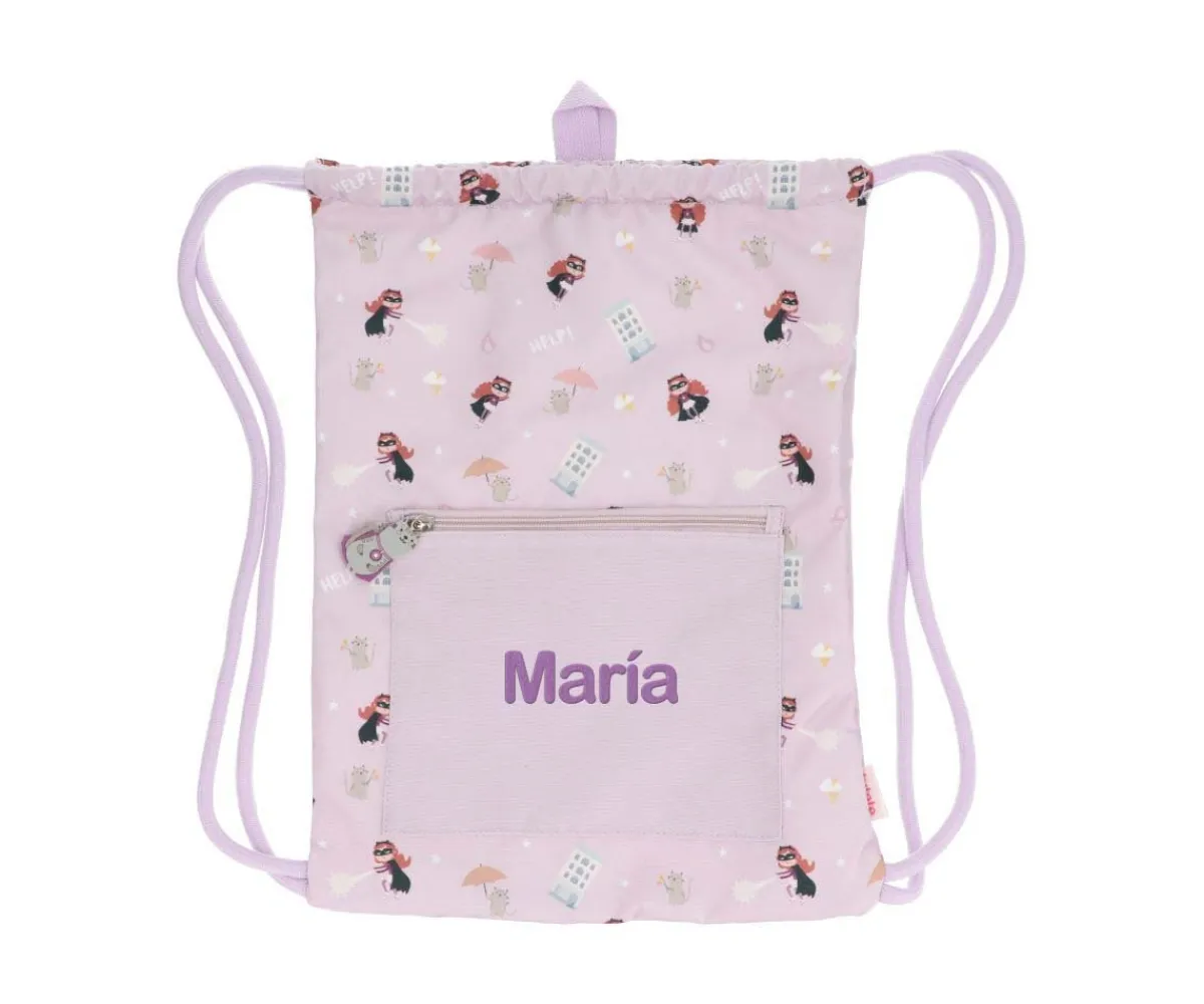 Mochila Saco Impermeable Fantastic Girl Personalizable Mochilas Saco Infantiles|Colecciones Vuelta Al Cole