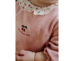 Ropa Infantil^Konges Slojd Mono Miffa con Volantes Mellow Rose GOTS