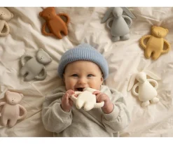 Mordedores^Moonie Mordedor de Caucho Natural Oso Capuccino