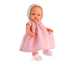 Clearance Muñeco Alex con Vestido Rosa y Gorro Gris Niños Muñecos|Juguetes Más Recomendados