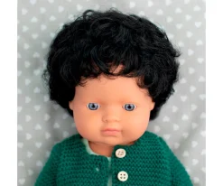 Best Muñeco Pelo Moreno Rizado 38 cm Niños Juguetes Niños 3 Años|Muñecos