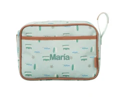 Neceseres^Fresk Neceser de Viaje Impermeable Surf Azul Personalizable