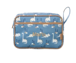 Neceseres^Fresk Neceser de Viaje Impermeable Dinosaurios Personalizable