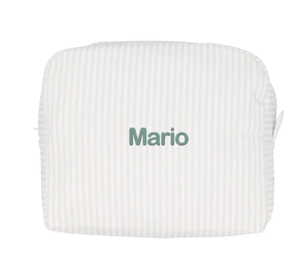 Neceseres Bebé Personalizados^Cristina de Jos'h Neceser Grande Dorset Verde Personalizable