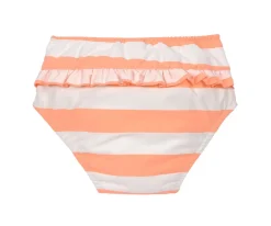 Bañadores Pañal^Lassig Pañal Bañador con Volantes Stripes Milky Peach