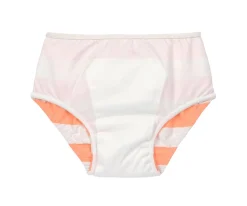Bañadores Pañal^Lassig Pañal Bañador con Volantes Stripes Milky Peach