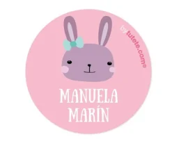 Chapas Personalizadas^Tutete Pack 3 chapas Personalizadas Conejito