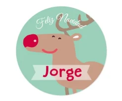 Chapas Navidad^Tutete Pack 3 chapas Personalizadas Papá Noel Azul