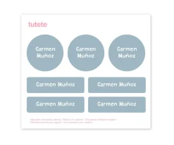 Hot Pack Almuerzo Chinchilla + 7 Pegatinas Deep Blue Regalo Personalizables Cajas De Almuerzo|Fiambreras Infantiles