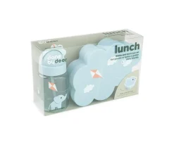 Hot Pack Almuerzo Playground Blue Cajas De Almuerzo|Botellas De Plástico