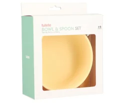 Vajilla Infantil^Tutete Pack Baby Meal Babero Silicona Croc + Bol Silicona y Cuchara Acero Sun