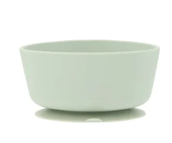 Vajilla Infantil^Tutete Pack Baby Meal Babero Silicona Savannah + Bol Silicona y Cuchara Acero Sage