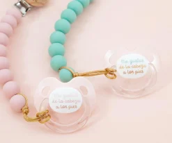 Regalos Para Papá^Tutete Pack Regalo Chupetero Me gusta de la cabeza a los pies Rosa