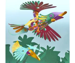 Best Pack Tropical Birds 22 Piezas Niños Juguetes Niños + 10 Años|Juguetes De Viaje