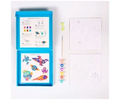 Manualidades Para Niños^Omy Paint Box Cosmos