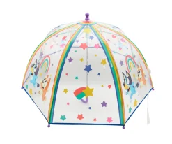 Paraguas Infantiles^CyP Brands Paraguas Manual Infantil Bluey Transparente Burbuja