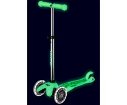 Discount Patinete Mini Deluxe Glow Lime con Luces LED Niños Juguetes Niños 3 Años|Juguetes Niños 4 Años