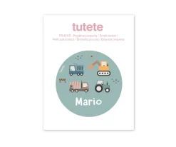 Sale Pegatina Pequeña Trucks para Botella y Cajas Almuerzo Botellas Para Personalizar|Colecciones Vuelta Al Cole