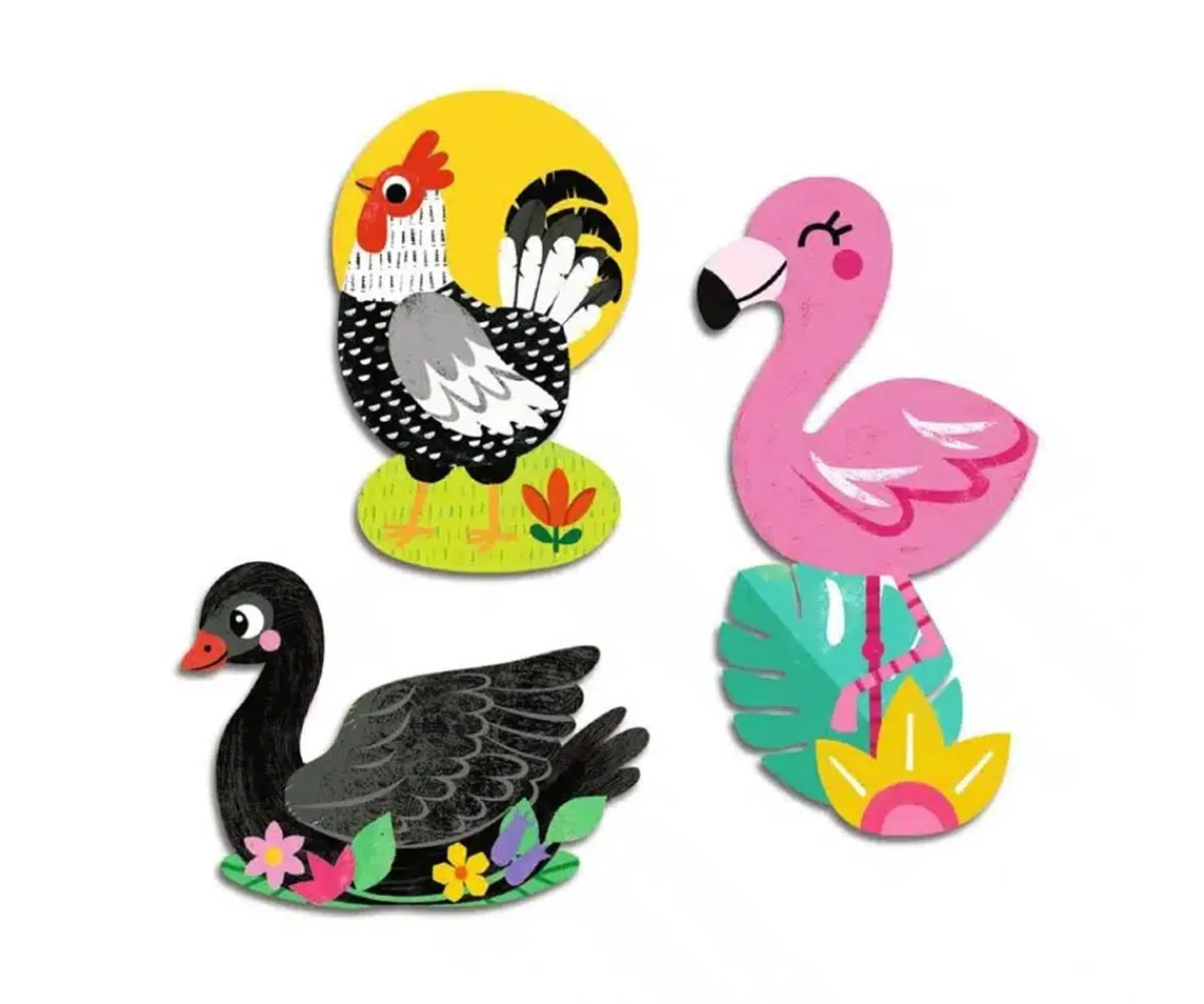 Best Pegatinas Pájaros Niños Manualidades Para Niños|Juguetes Niños 3 Años